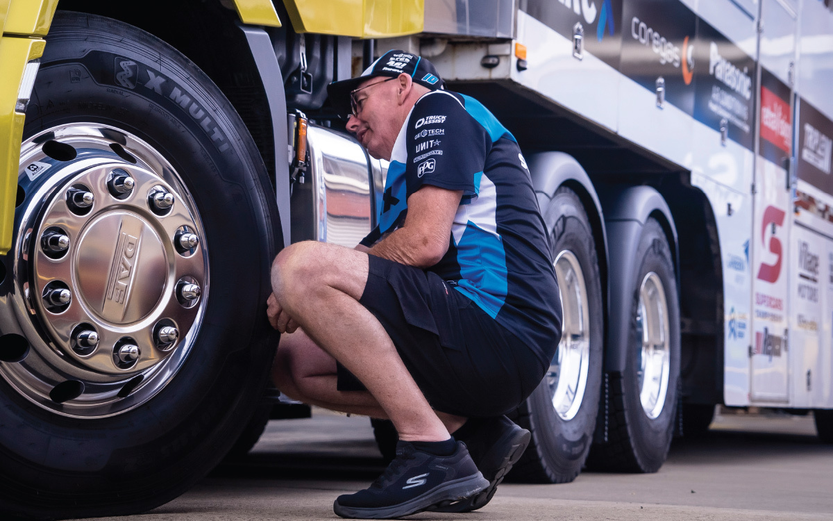 Great brakes not just for the track says Bendix Racing Team transporter driver 3