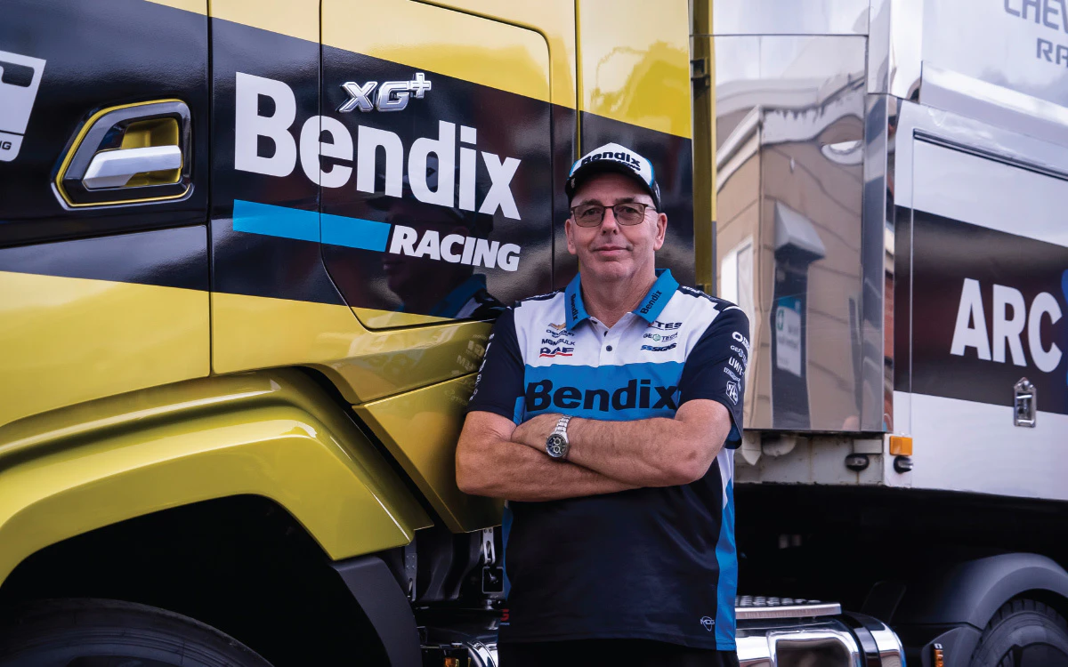 Great brakes not just for the track says Bendix Racing Team transporter ...