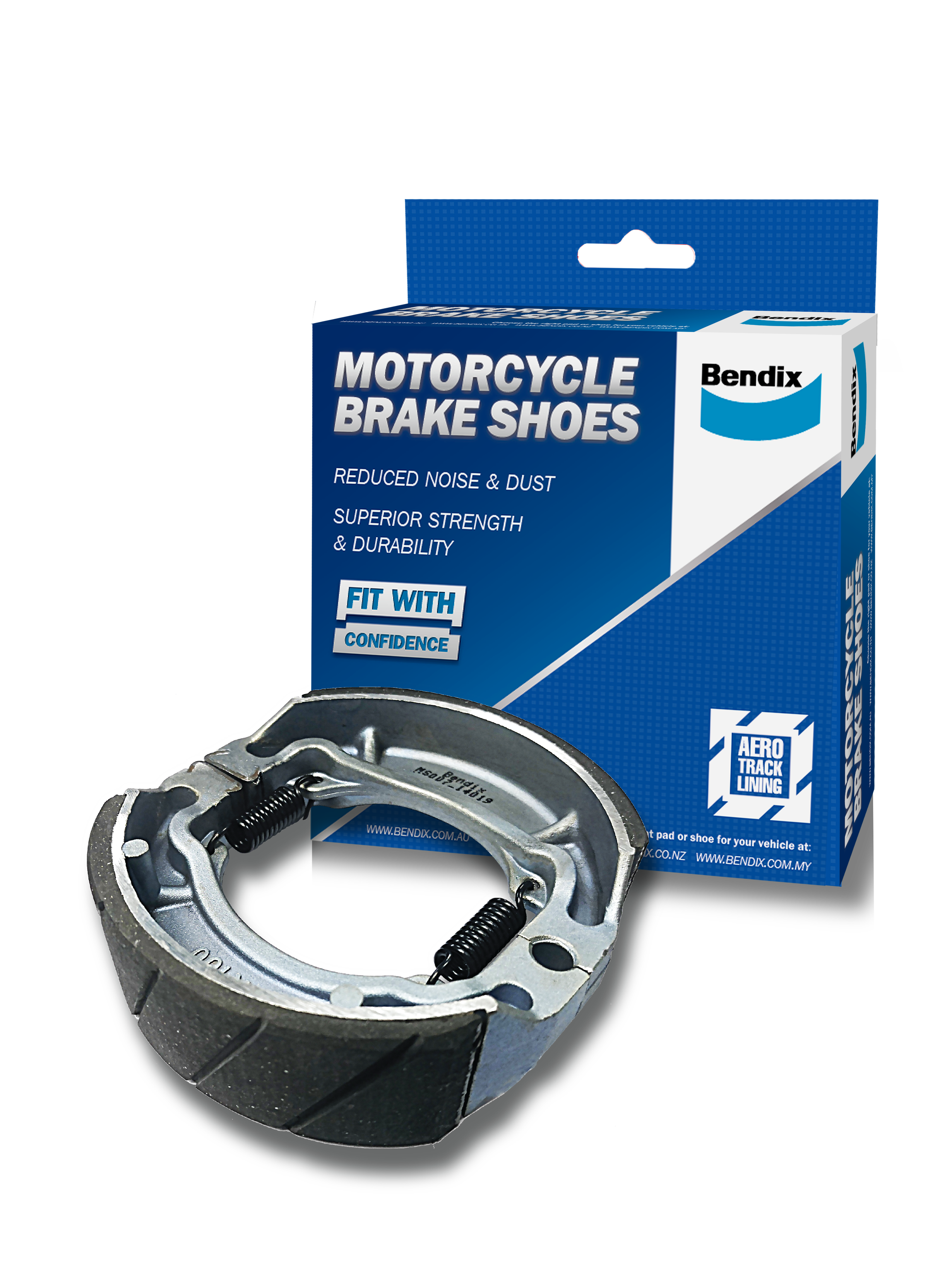 Motorcycle Brake Shoes Box with shoes 02 TH