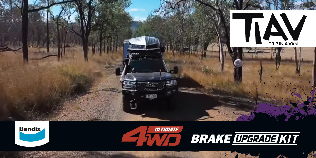 乘坐面包车旅行–200系列陆地巡洋舰制动器升级–Bendix终极四轮驱动制动器升级套件！