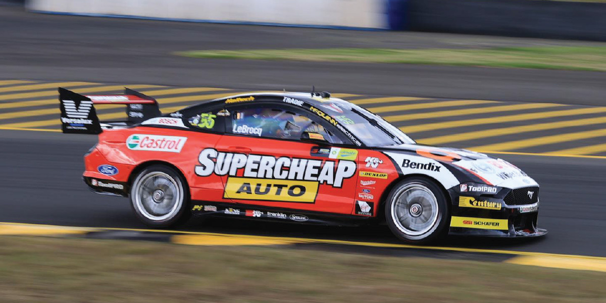 Supercars返回悉尼与杰克·勒布罗克在第55号Tickford Mustang