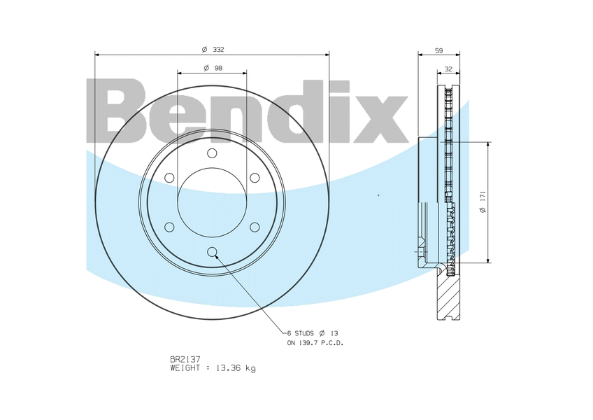 Front Brake Disc Rotor