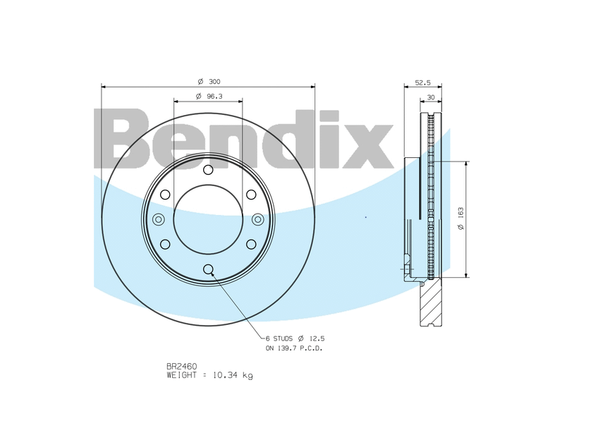 Front Brake Disc Rotor