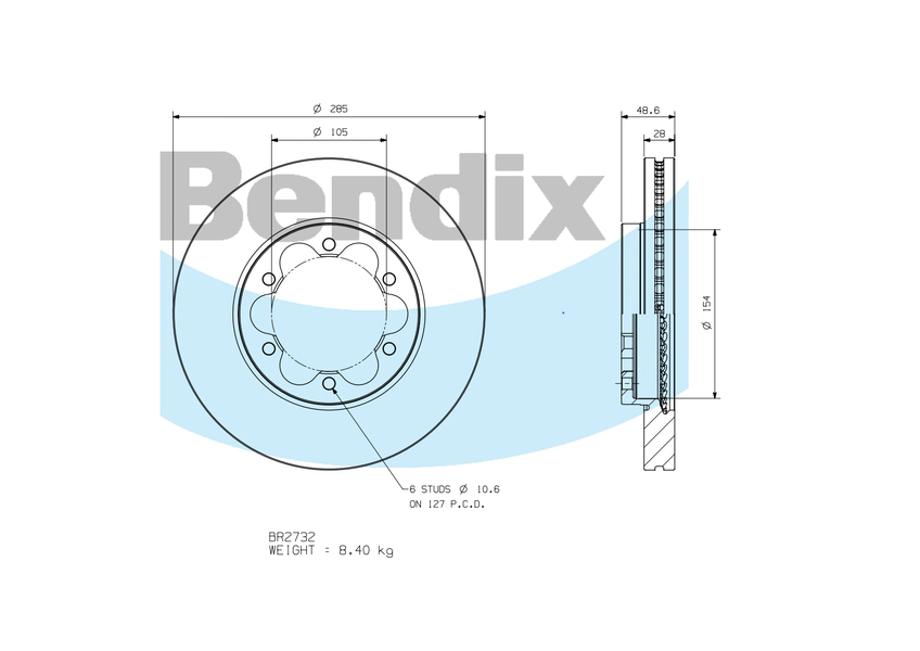 Front Brake Disc Rotor