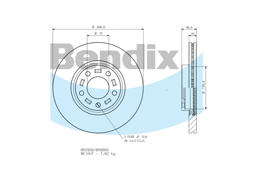 Front Brake Disc Rotor