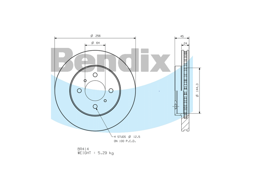Front Brake Disc Rotor