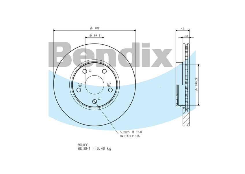 Front Brake Disc Rotor
