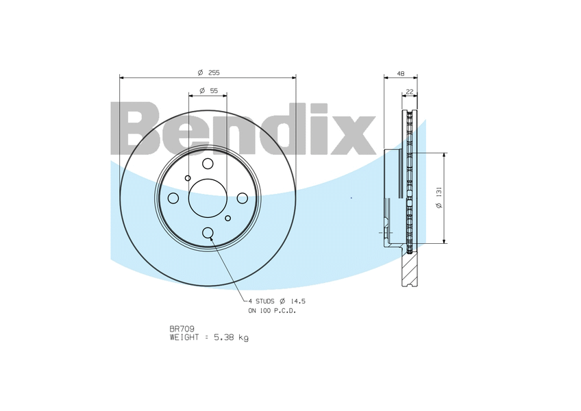 Front Brake Disc Rotor