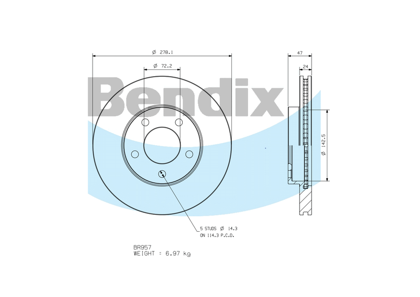 Front Brake Disc Rotor