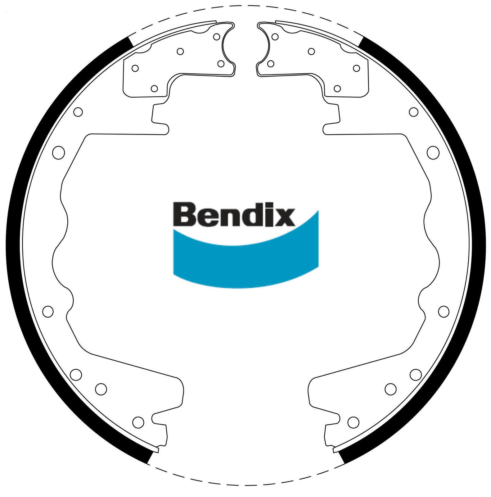 Rear Brake Shoe Set