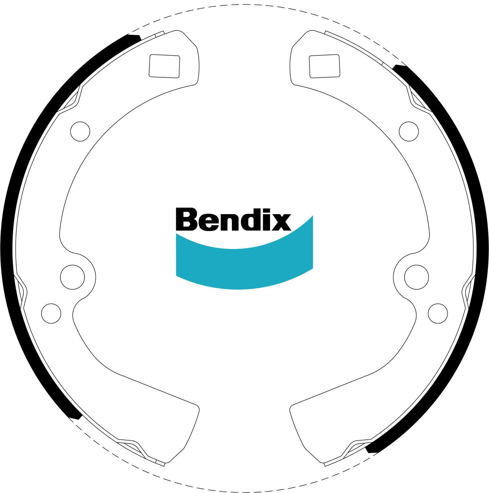 Rear Brake Shoe Set