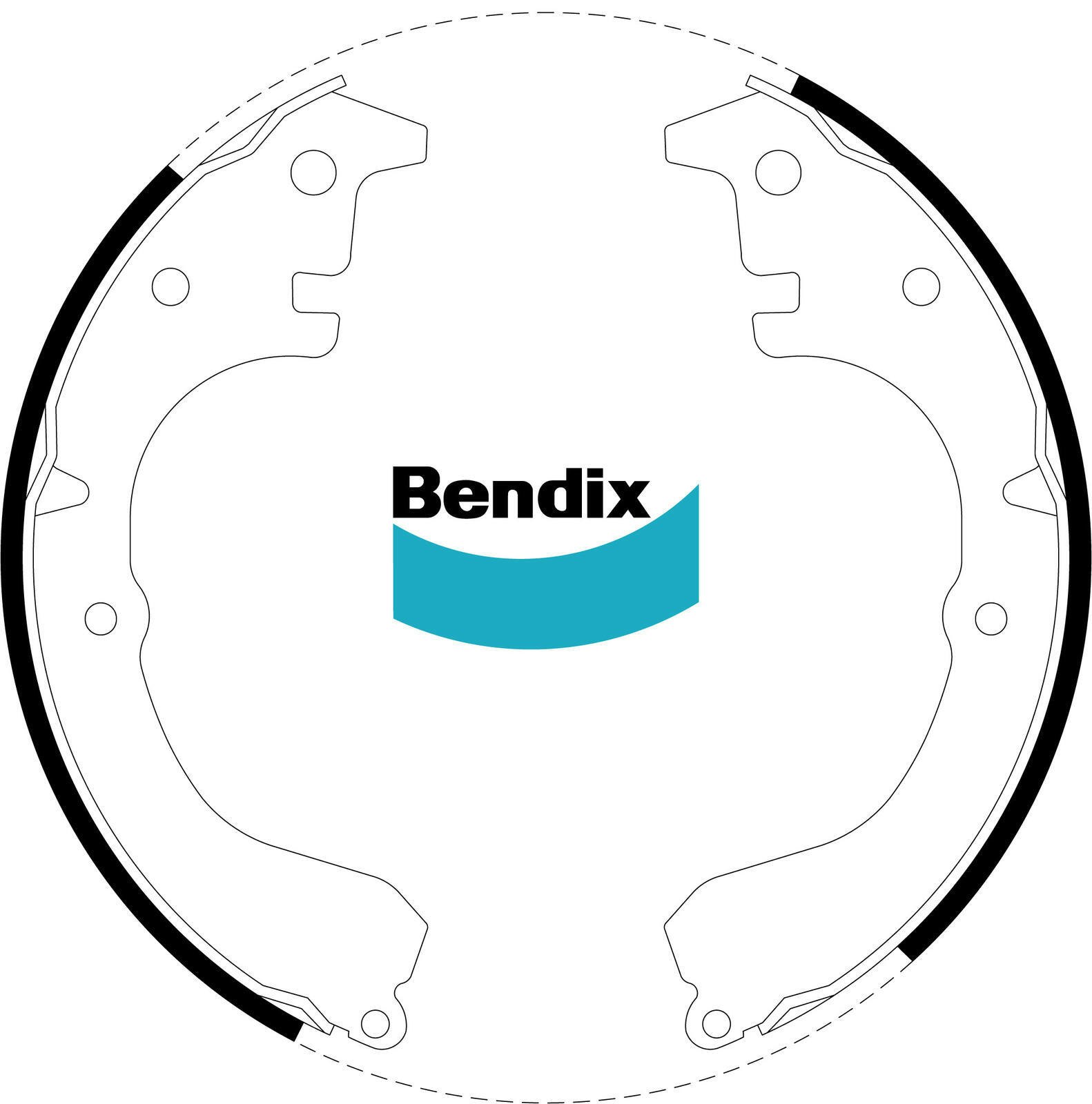 Rear Brake Shoe Set