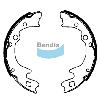 Rear Brake Shoe Set