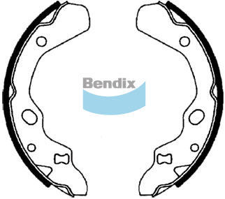 Rear Brake Shoe Set