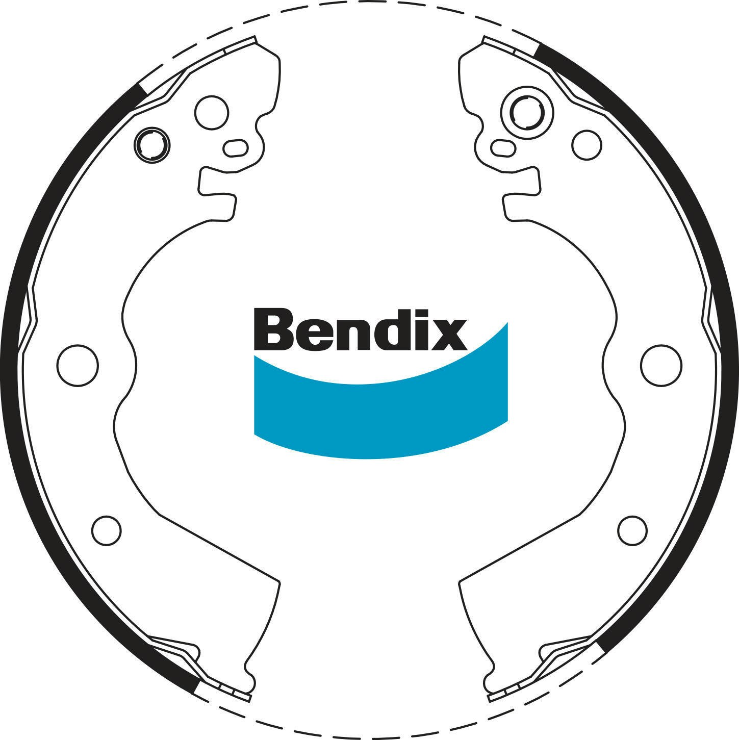 Rear Brake Shoe Set