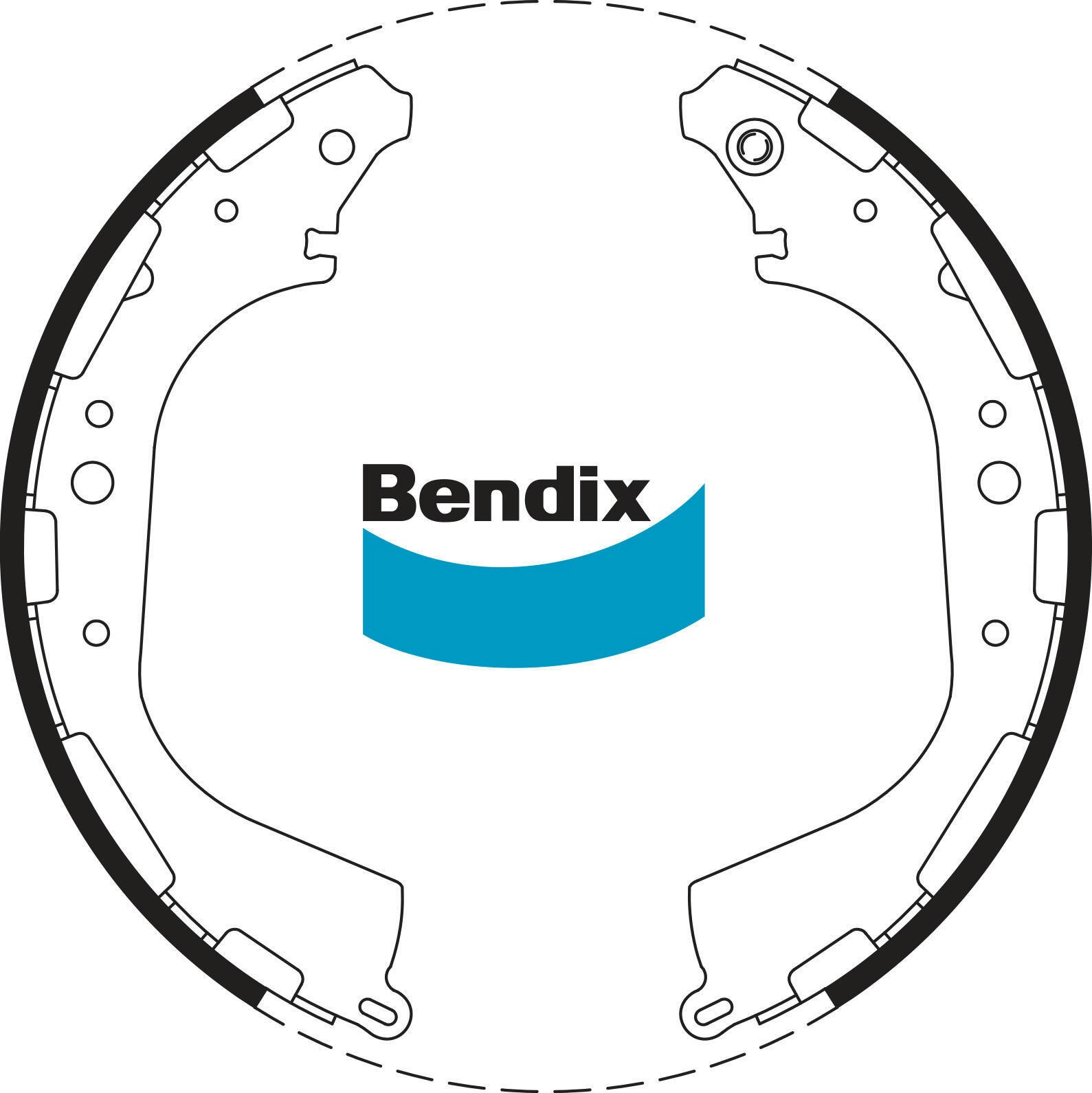 Rear Brake Shoe Set