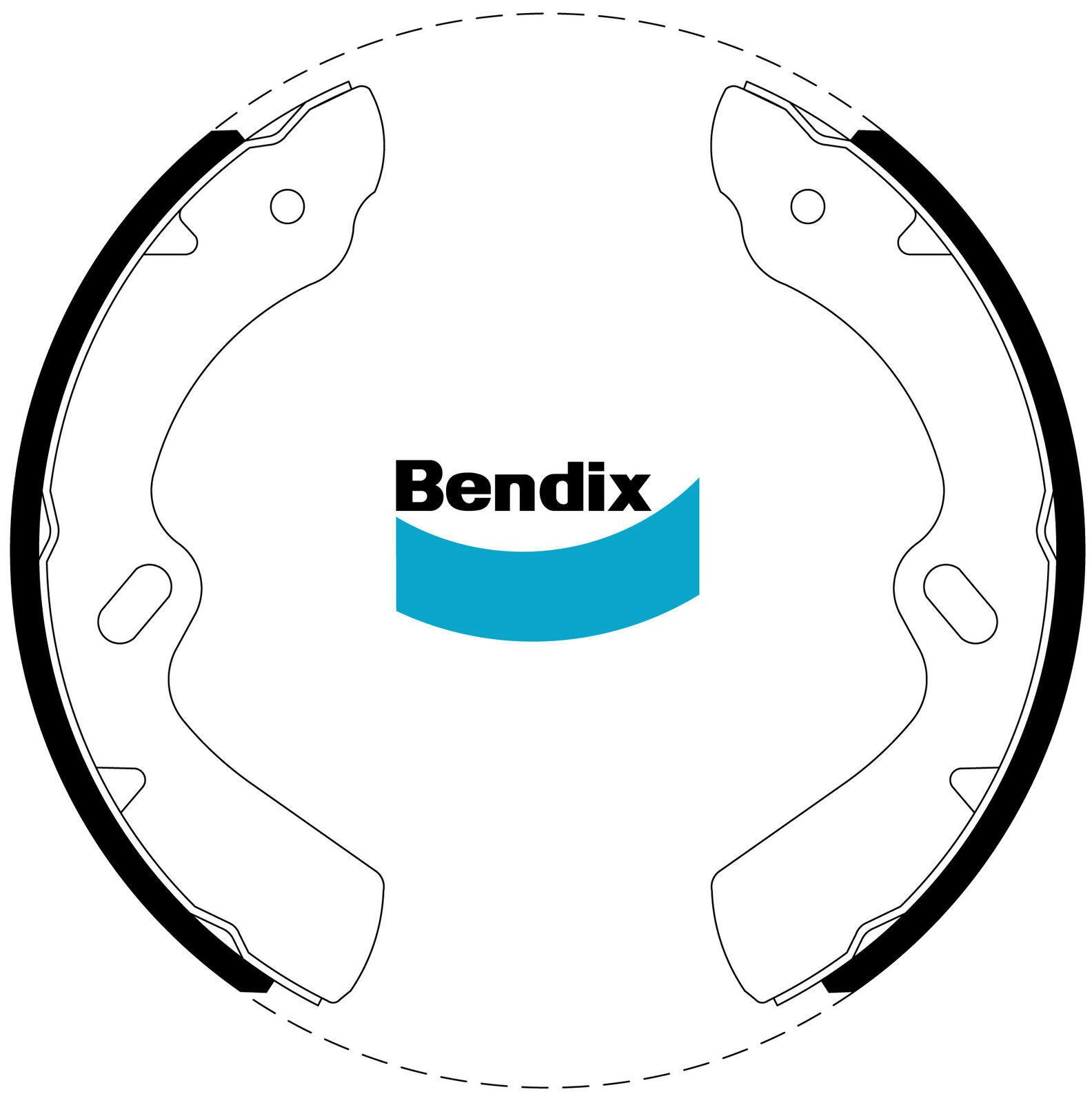 Front Brake Shoe Set