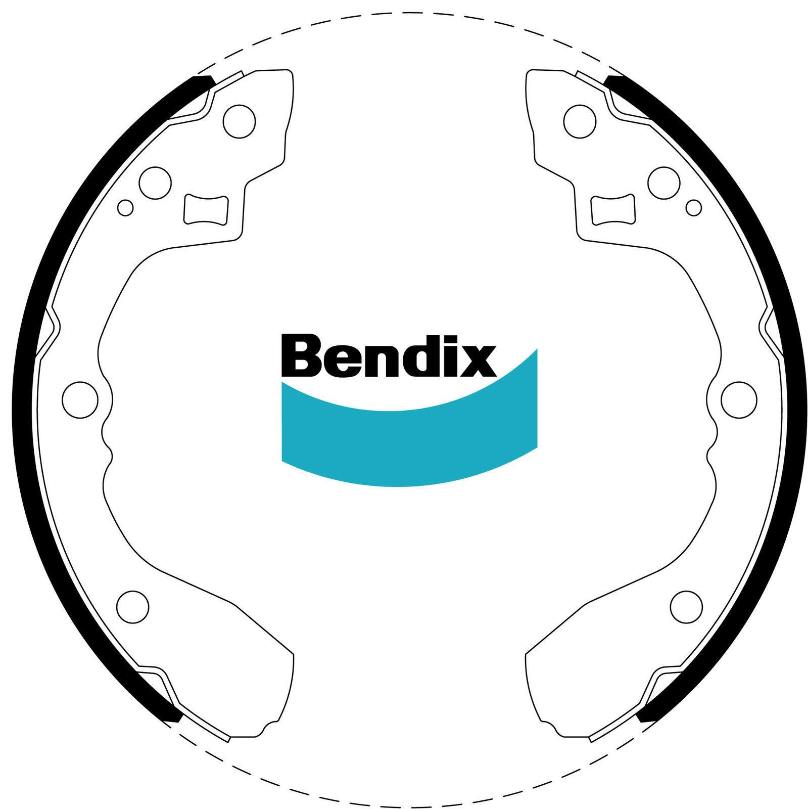 Rear Brake Shoe Set