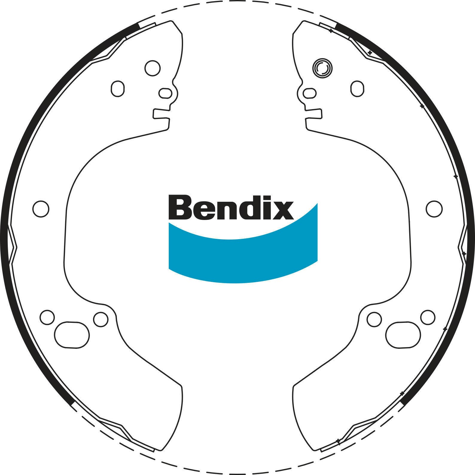 Rear Brake Shoe Set