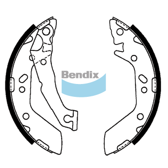 Rear Brake Shoe Set