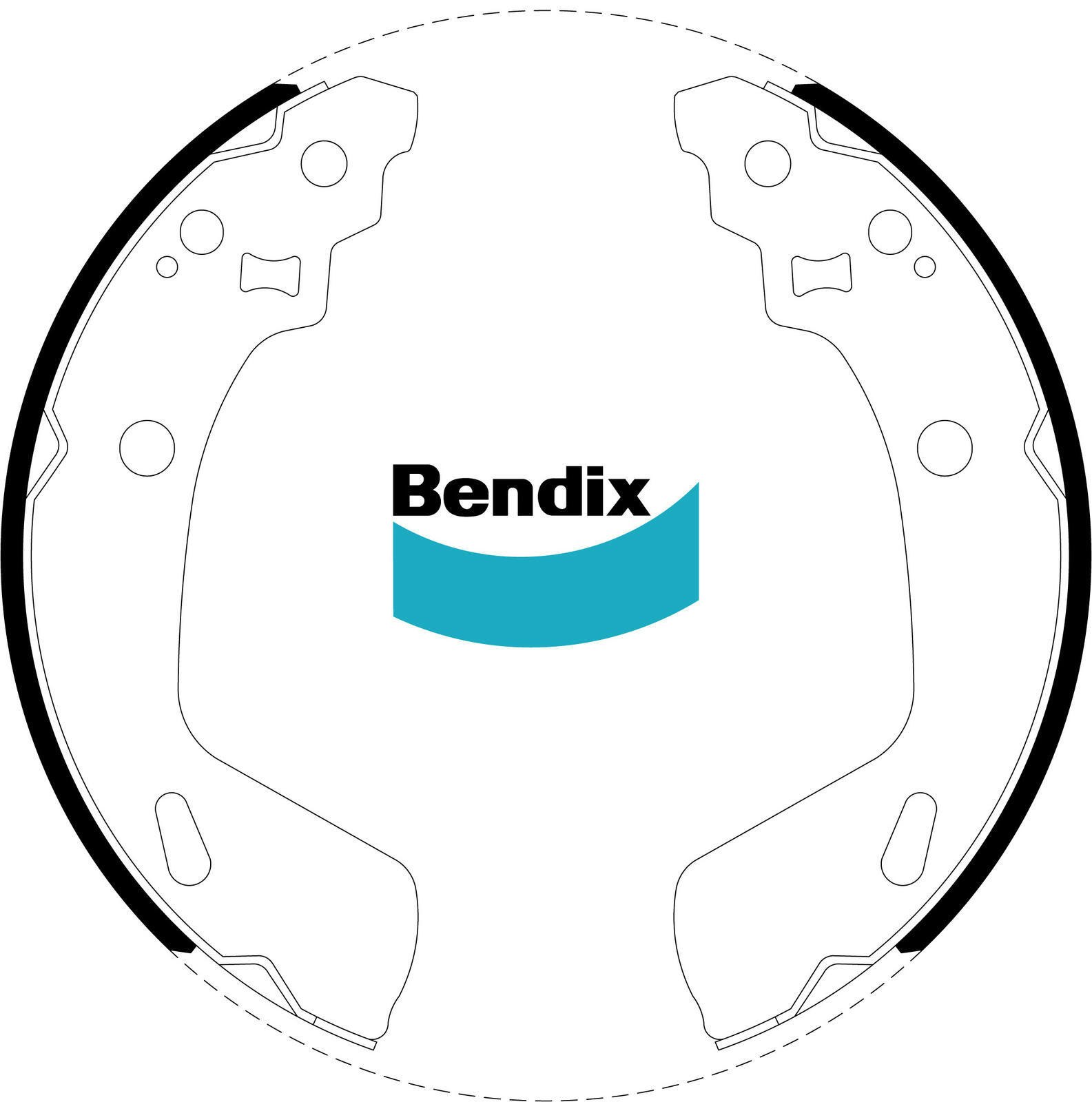 Rear Brake Shoe Set
