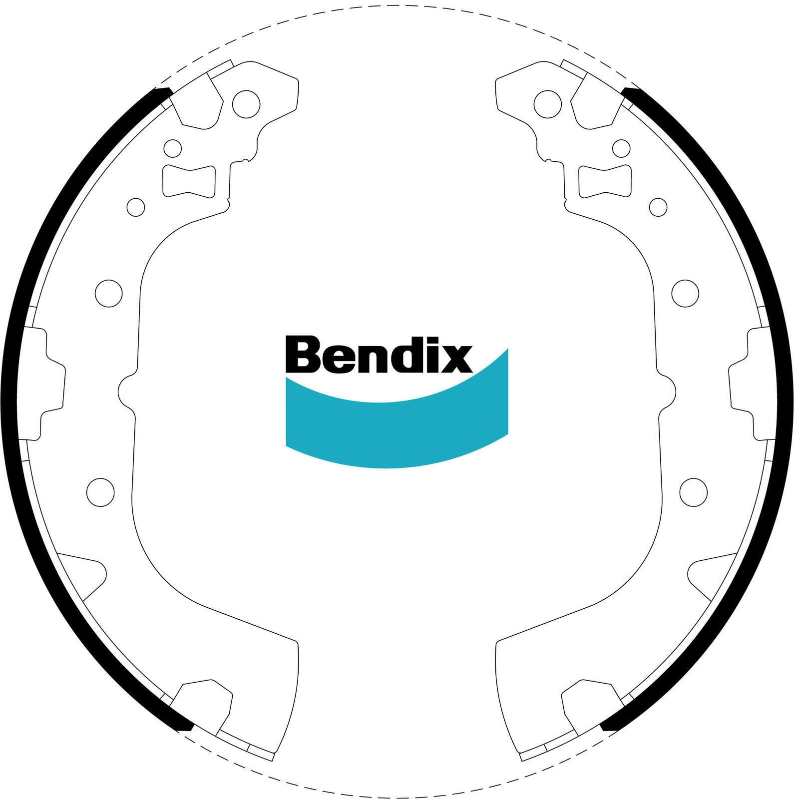 Rear Brake Shoe Set