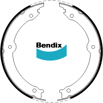 Park Brake Shoe Set, parking brake