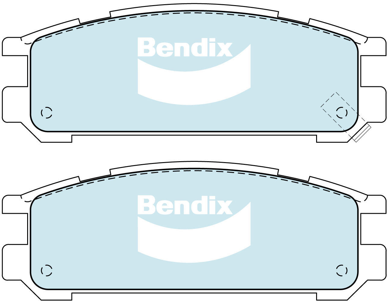 Rear Brake Pad Set