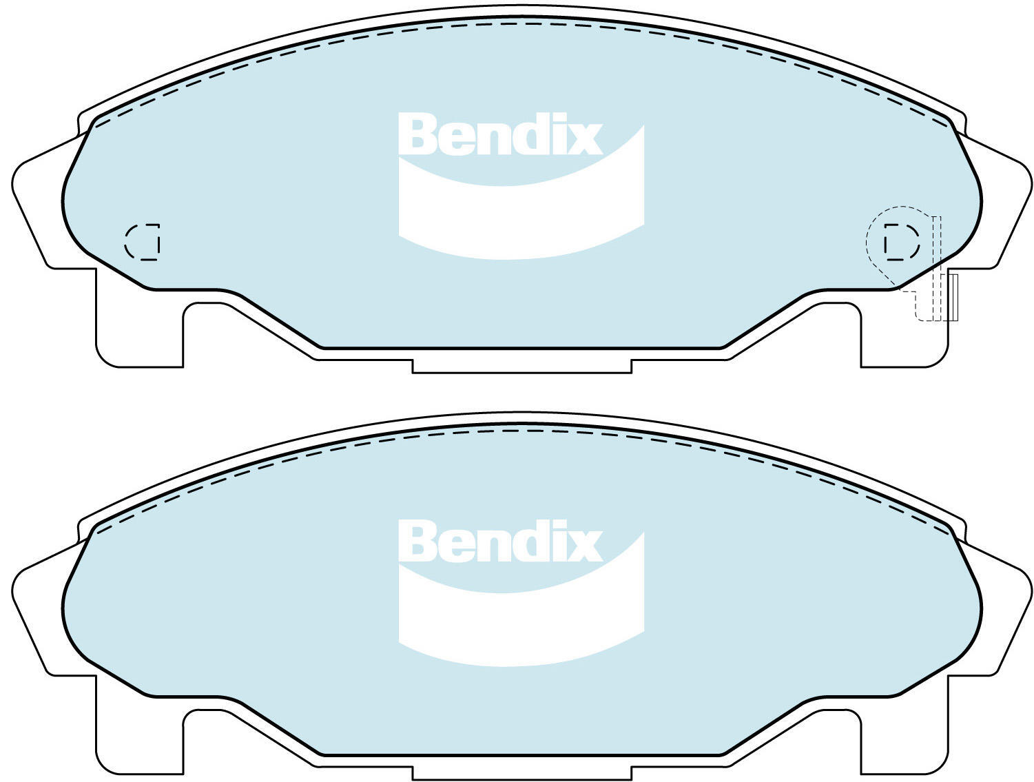 BS1682 1 set x Bendix Brake Shoe FOR DAIHATSU CHARADE G200 