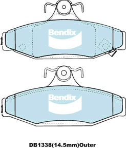 Rear Brake Pad Set