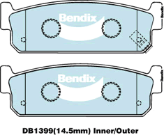 Rear Brake Pad Set