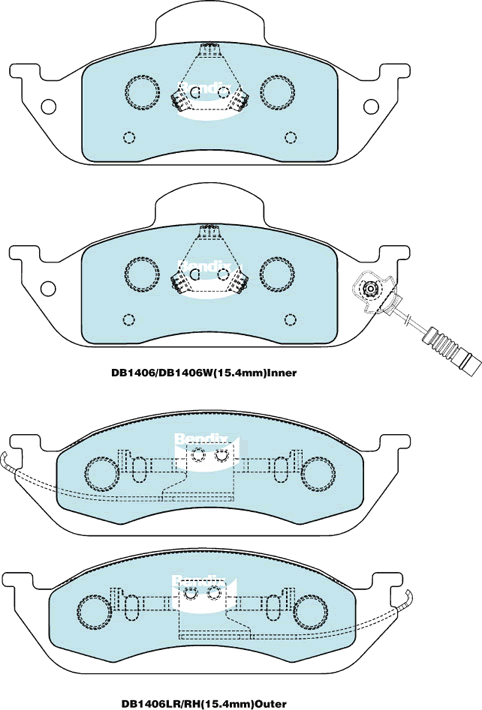 Front Brake Pad Set
