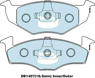 Front Brake Pad Set