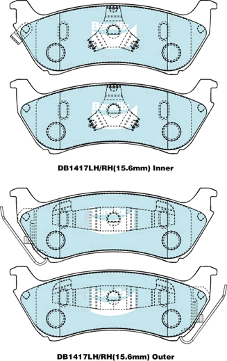 Rear Brake Pad Set