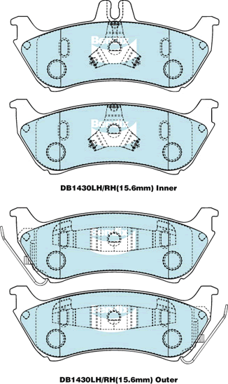 Rear Brake Pad Set