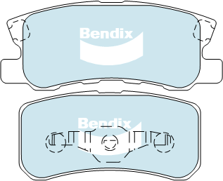 Rear Brake Pad Set