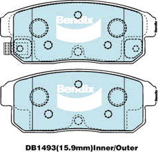 Rear Brake Pad Set