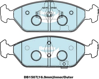 Front Brake Pad Set