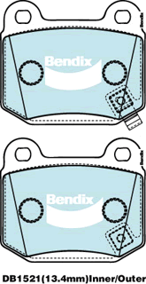 Rear Brake Pad Set