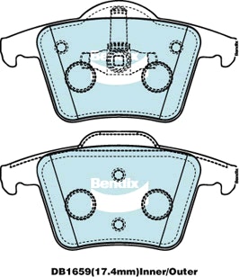 Rear Brake Pad Set