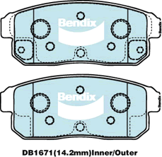 Rear Brake Pad Set