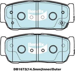 Rear Brake Pad Set