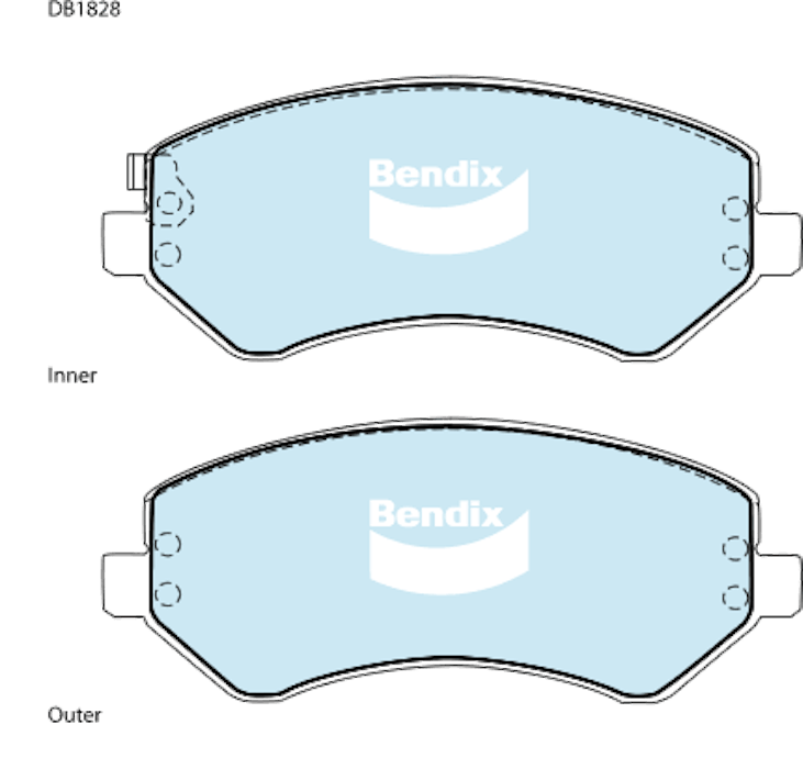 DB1828 Bendix Brakes