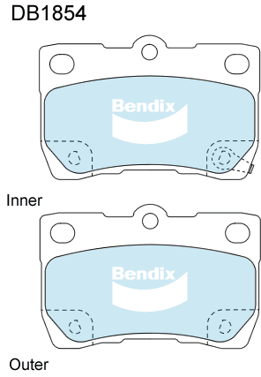 Rear Brake Pad Set