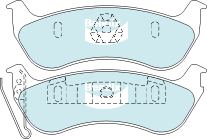 Rear Brake Pad Set