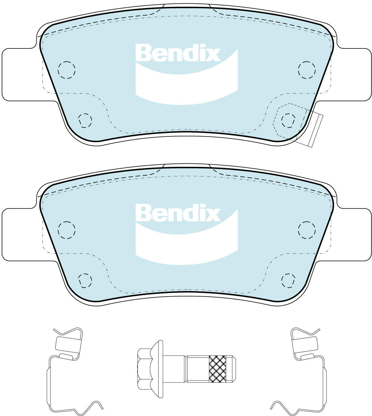 Rear Brake Pad Set