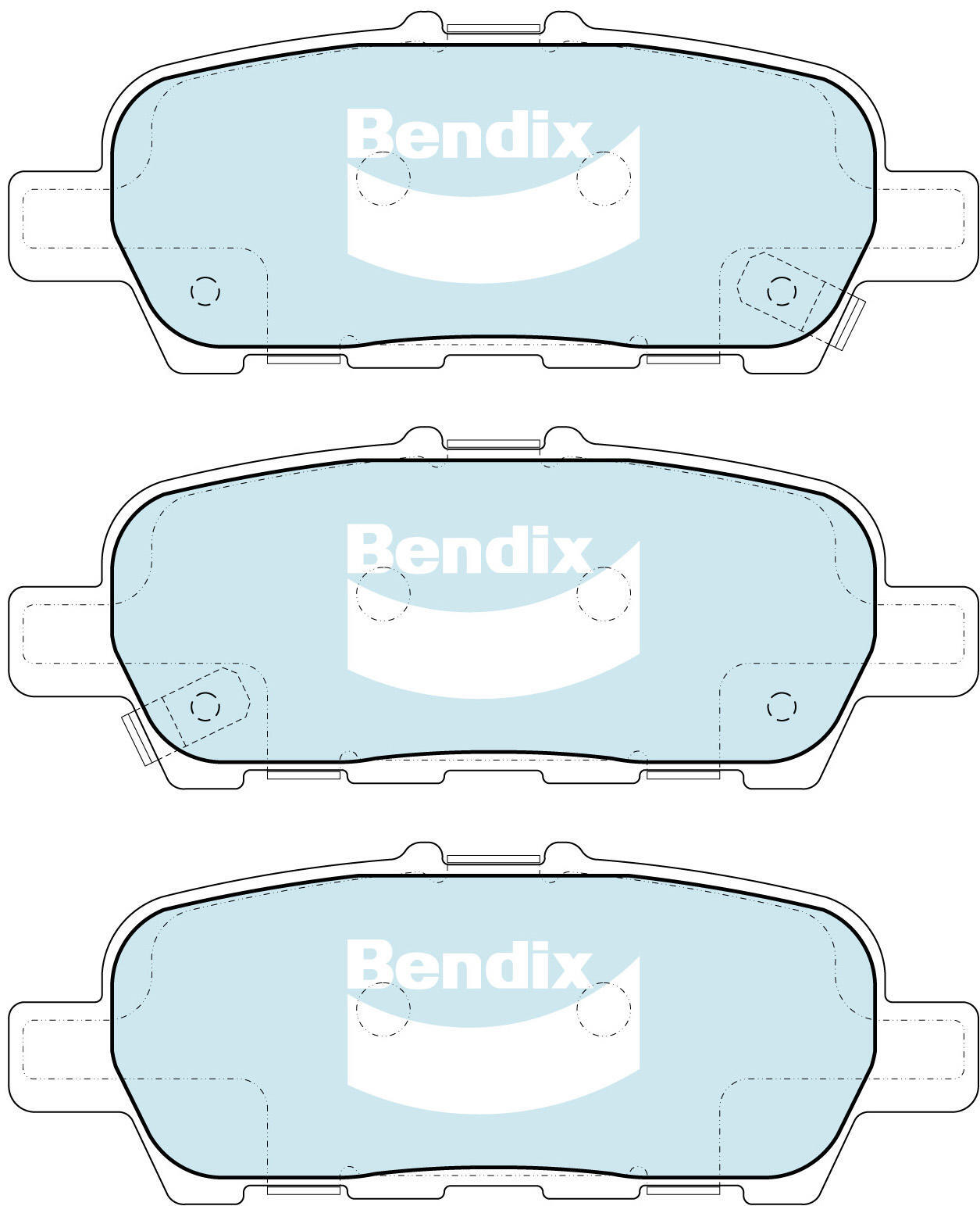 Rear Brake Pad Set