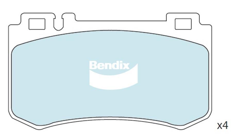 Rear Brake Pad Set