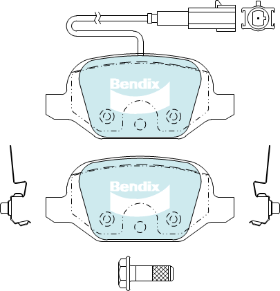 Rear Brake Pad Set