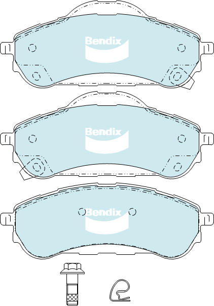 Rear Brake Pad Set